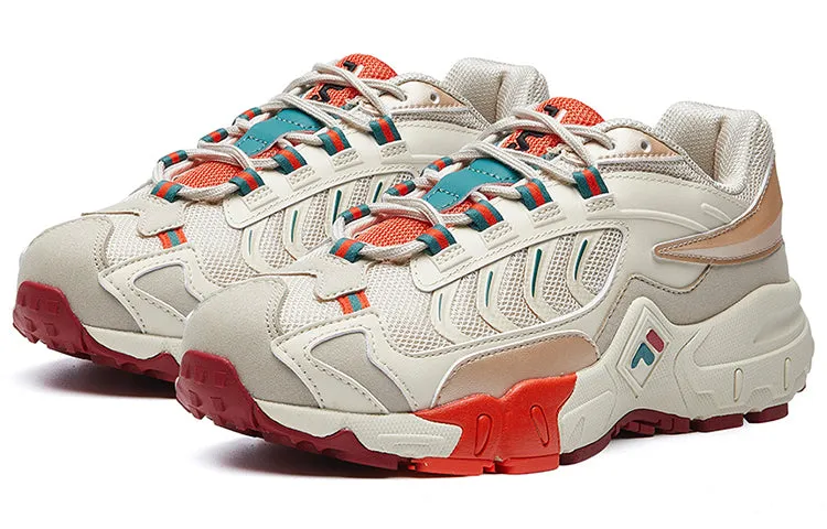 (WMNS) FILA RetroRunning Shoes Beige 'Cream Red Green' F12W041115FAG sold by KicksCrew product image thumbnail 3