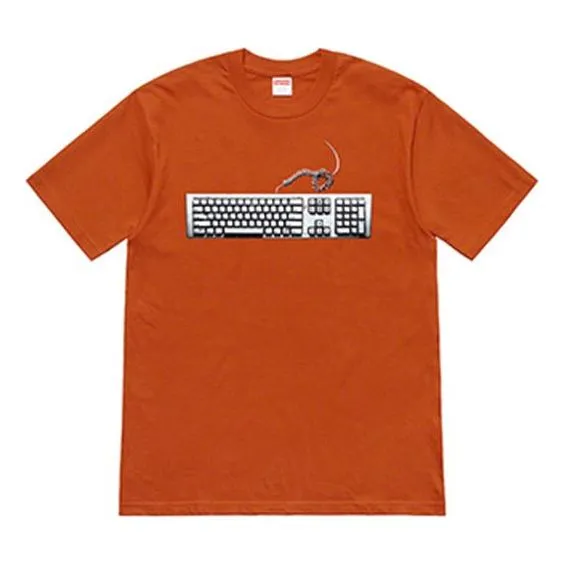 Supreme SS19 Keyboard Tee Rust Pattern Short Sleeve Unisex SUP-SS19-735 sold by KicksCrew