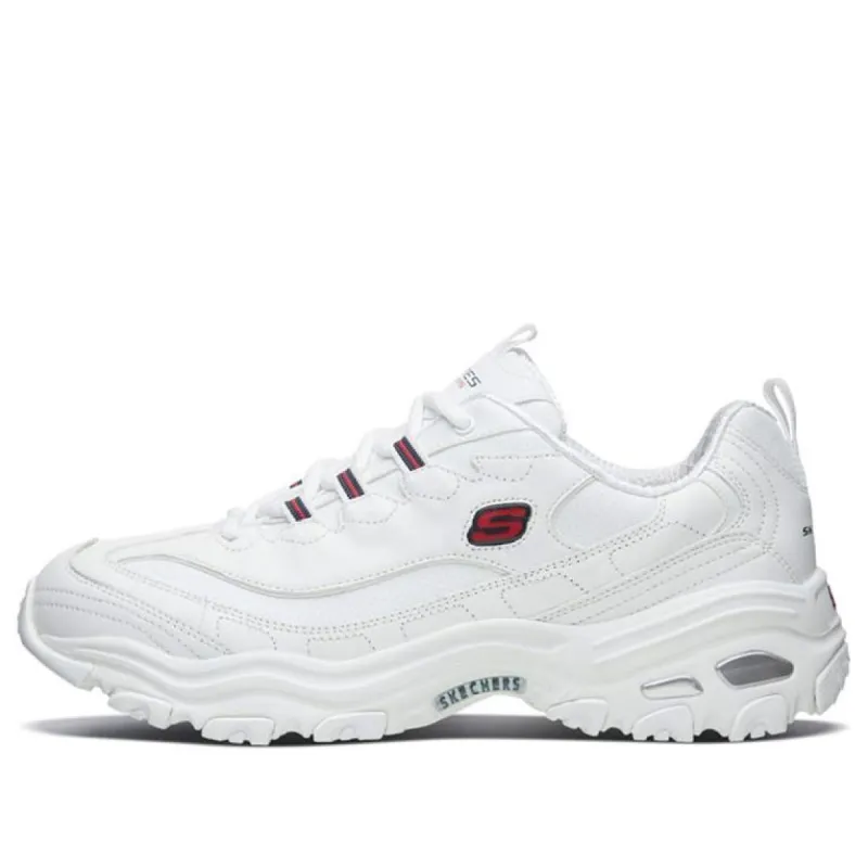 Skechers D'Lites 1.0 'White Navy Blue Red' 51888-WNVR sold by KicksCrew
