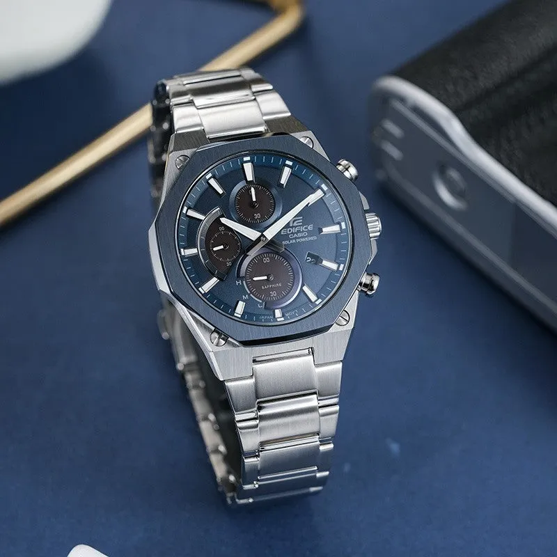 CASIO Waterproof Sports EDIFICE Solar Powered Mens Analog EFS-S570YDB-2A sold by KicksCrew product image thumbnail 4