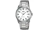 CASIO STANDARD&ENTICER Series Classic Vintage Fashion Small Round Couple White/Silver Analog MTP-1183A-7B&LTP-1183A-7A sold by KicksCrew