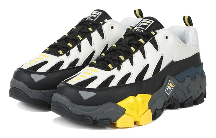 FILA Raid Row 2000 Low Top Clunky Shoes White/Black/Yellow 1JM01262D_978 sold by KicksCrew product image thumbnail 2