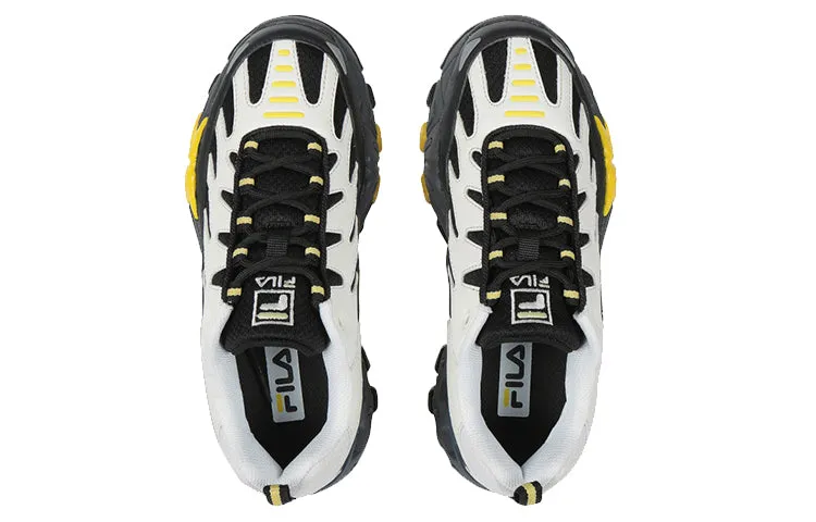 FILA Raid Row 2000 Low Top Clunky Shoes White/Black/Yellow 1JM01262D_978 sold by KicksCrew product image thumbnail 3