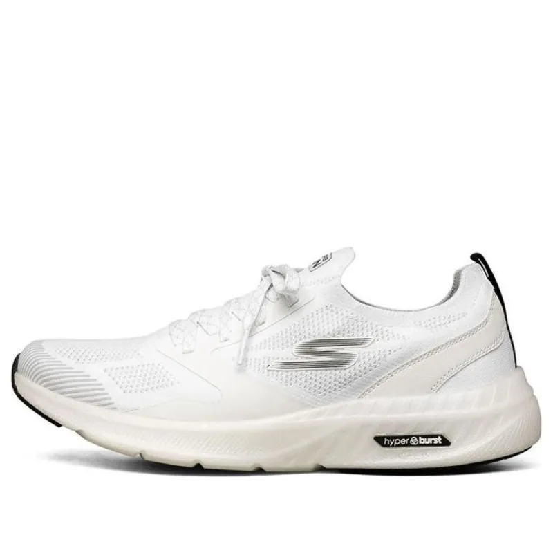 Skechers Go Hyper Burst Low-Top White/Black 220045-WBK sold by KicksCrew