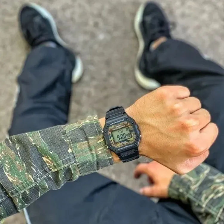 CASIO Quartz Waterproof Sports Shockproof Mens Analog W218H-5BVOS sold by KicksCrew product image thumbnail 4