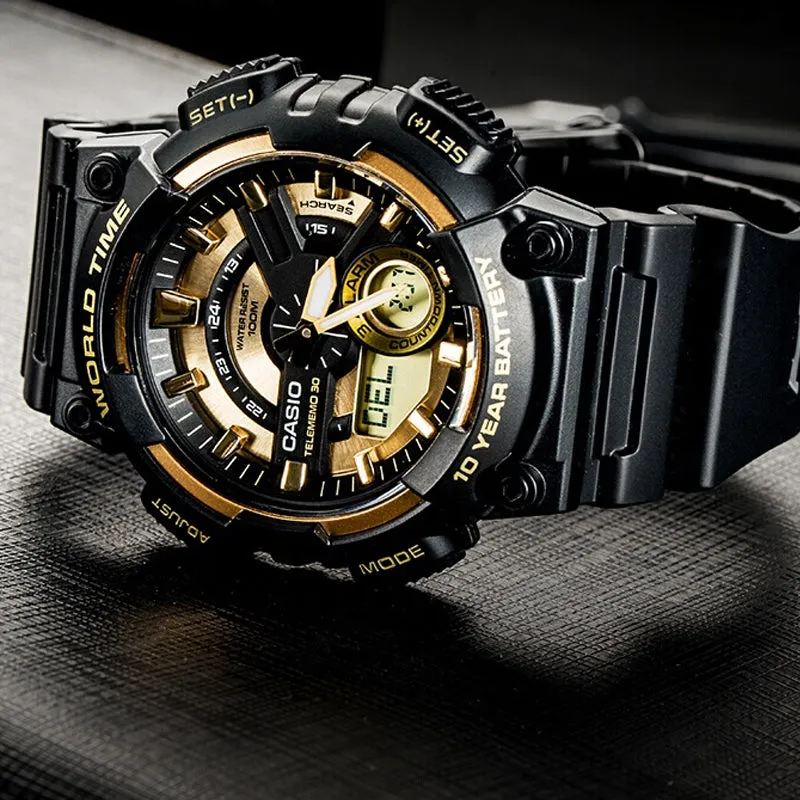 CASIO Quartz Waterproof Sports Mens Analog MCW-100H-9A2 sold by KicksCrew product image thumbnail 2