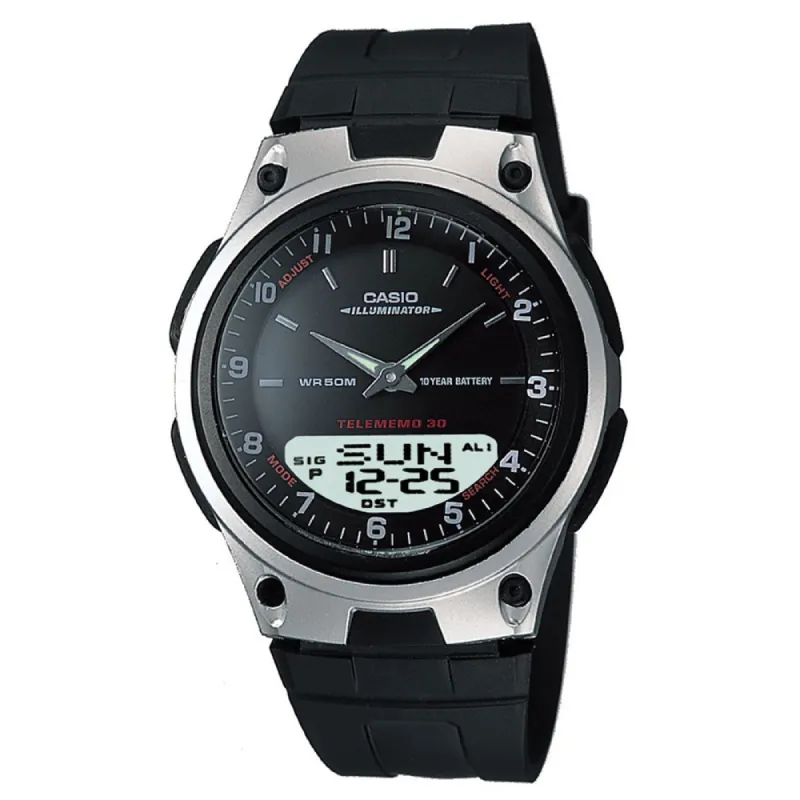 CASIO Male YOUTH Japan / South Korea Fashion Waterproof Mens Analog/Digital Combo AW-80-1A sold by KicksCrew