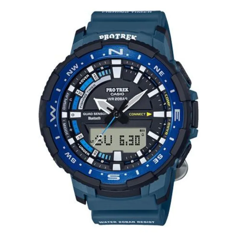 CASIO Male PRO TREK Japan / South Korea Fashion Sports Mens Analog/Digital Combo PRT-B70-2PR sold by KicksCrew