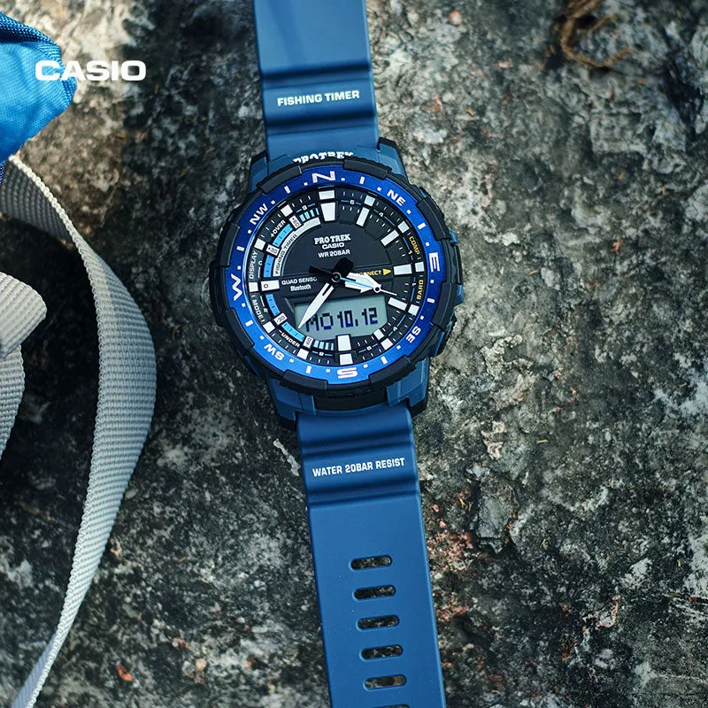 CASIO Male PRO TREK Japan / South Korea Fashion Sports Mens Analog/Digital Combo PRT-B70-2PR sold by KicksCrew product image thumbnail 3