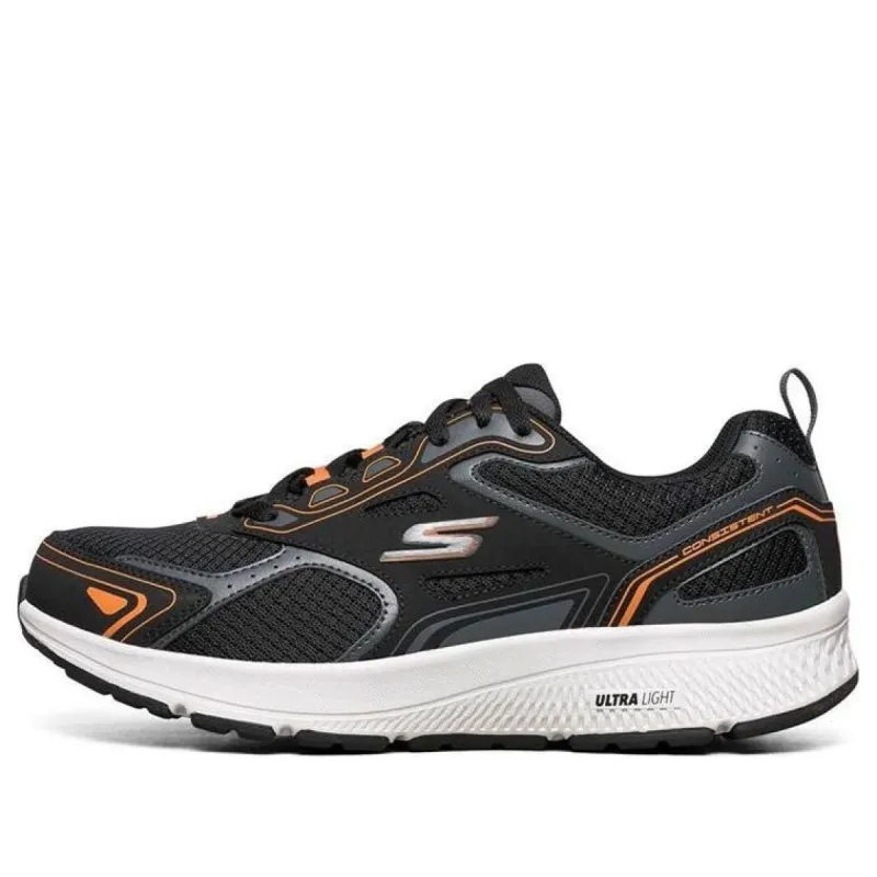 Skechers Go Run Consistent Low-Top Black/Orange 220034-BKOR sold by KicksCrew