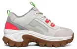 (WMNS) Skechers Street Blox Low-Top Grey/Pink/Green 155256-OWGN sold by KicksCrew