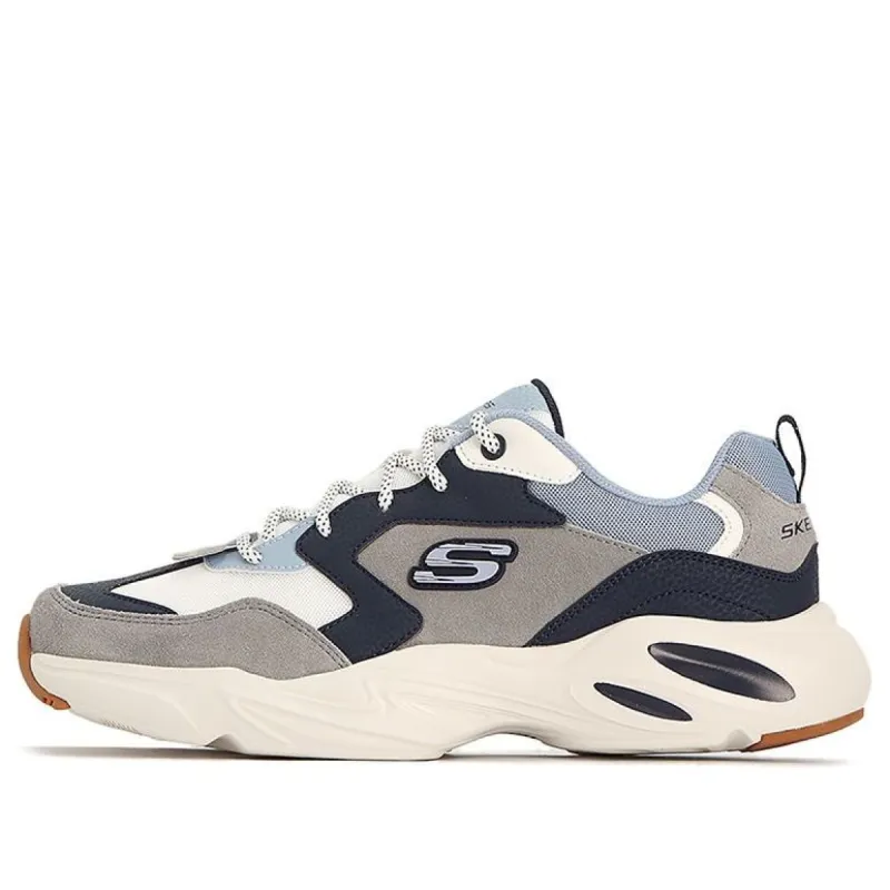 Skechers VNTG Chunky Shoes Blue/Grey 237236-NVGY sold by KicksCrew