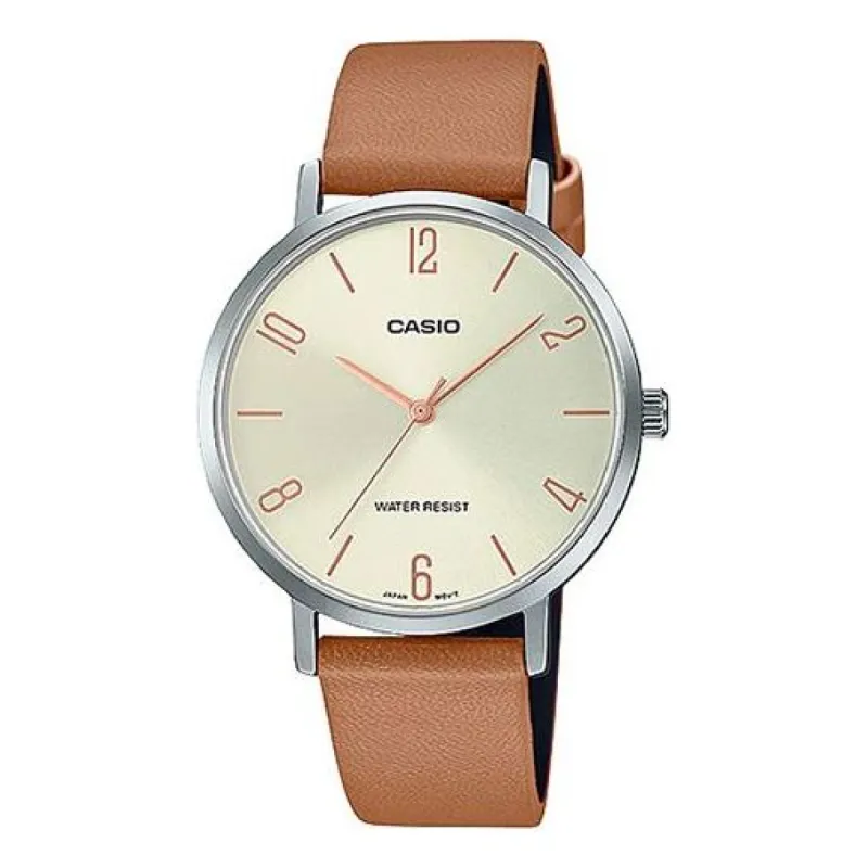 CASIO Female DRESS Japan / South Korea Fashion Quartz Waterproof Analog LTP-VT01L-5B sold by KicksCrew