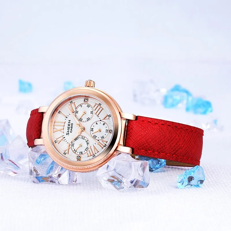 CASIO SHEEN Waterproof Analog SHE-3034GL-7B sold by KicksCrew product image thumbnail 3