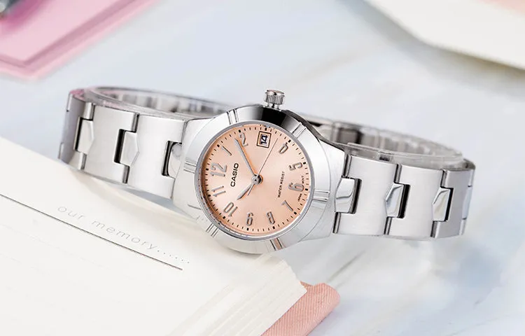 CASIO Ladies STANDARD Quartz Orange/Pink Waterproof Analog LTP-1241D-4A3 sold by KicksCrew product image thumbnail 4