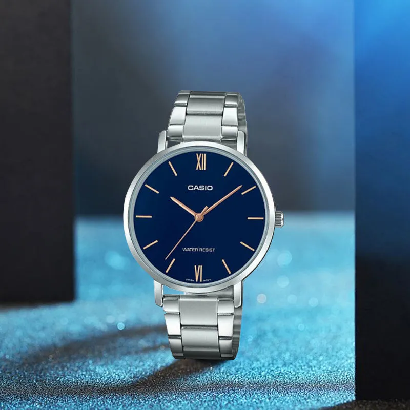 CASIO Quartz Stainless Steel Strap Waterproof Analog LTP-VT01D-2B sold by KicksCrew product image thumbnail 4