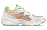 (WMNS) Skechers D Lites Airy Low-Running Shoes White/Orange/Green 896005-WMLT sold by KicksCrew