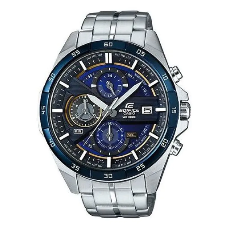 CASIO Waterproof EDIFICE Stainless Steel Strap Quartz Sapphire Crystal Mens Analog EFR-556DB-2A sold by KicksCrew