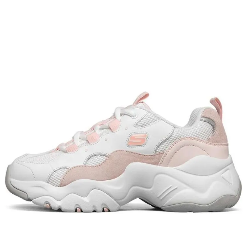 (WMNS) Skechers D'Lites 3.0 'White Light Pinkred' 88888210-WLPK sold by KicksCrew