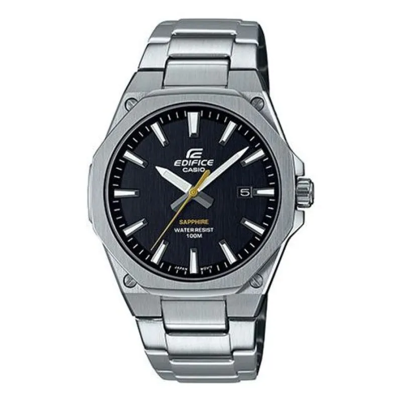Men's CASIO EDIFICE Series Classic Watch Black Business Mens Analog EFR-S108YD-1AVUPR sold by KicksCrew