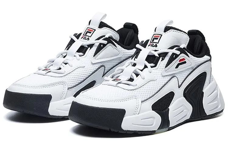 (WMNS) FILA SWARM low swirl sneakers 'White Black' F12W021213FWB sold by KicksCrew product image thumbnail 2