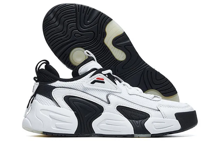 (WMNS) FILA SWARM low swirl sneakers 'White Black' F12W021213FWB sold by KicksCrew product image thumbnail 4