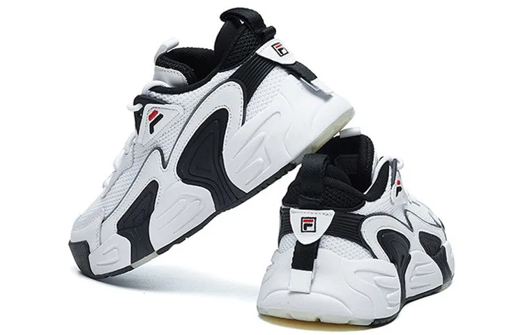 (WMNS) FILA SWARM low swirl sneakers 'White Black' F12W021213FWB sold by KicksCrew product image thumbnail 3