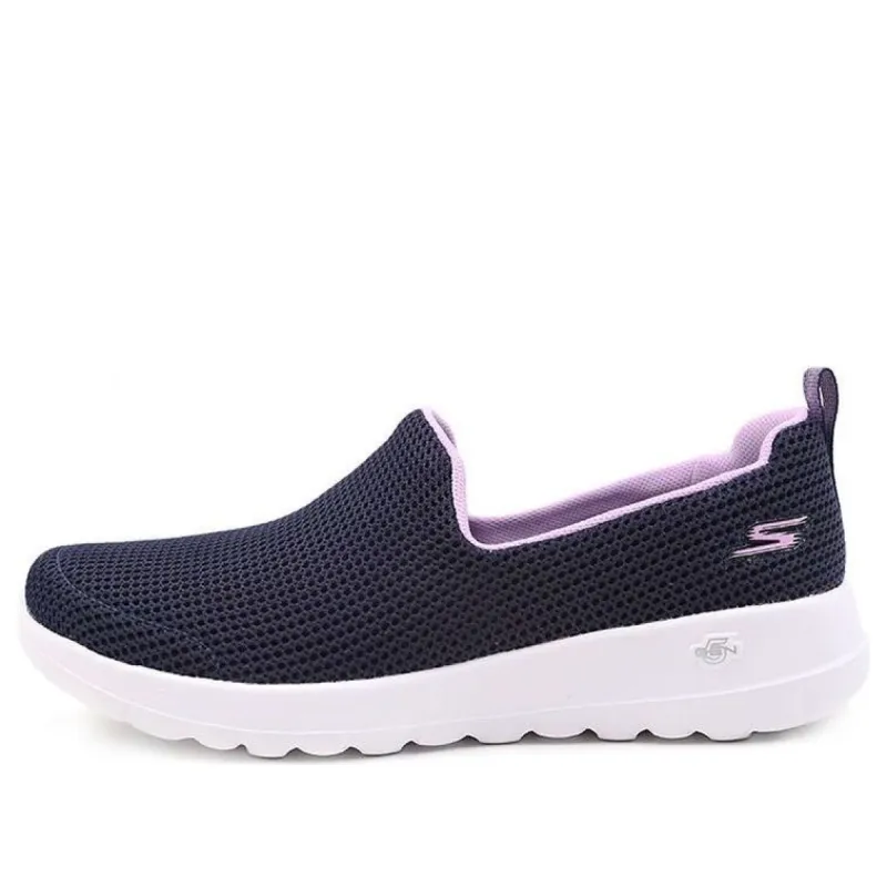 (WMNS) Skechers GO WALK Slip-Ons Purple/Black 15637-NVLV sold by KicksCrew