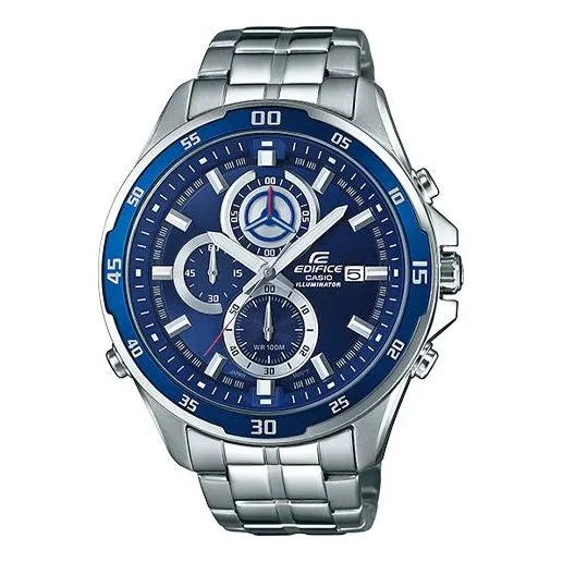 CASIO EDIFICE Waterproof Stainless Steel Strap Mens Analog EFR-547D-2A sold by KicksCrew
