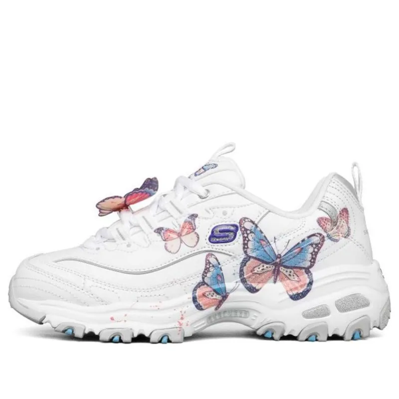 (WMNS) Skechers D'Lites 1.0 low Running Shoes GS White 149233-WLV sold by KicksCrew