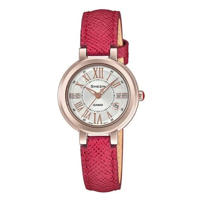 CASIO Female SHEEN Japan / South Korea Fashion Waterproof Analog SHE-4629CGL-7AU sold by KicksCrew