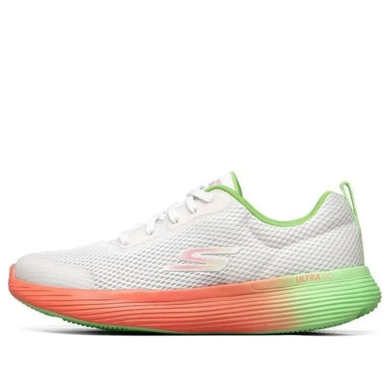 (WMNS) Skechers Go Run 400 V2 Low-Top White/Green/Orange 128192-WMLT sold by KicksCrew