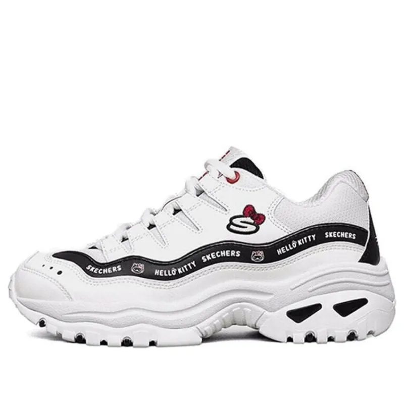 (WMNS) Hello Kitty x Skechers Low-Top White/Black 66666320-WBK sold by KicksCrew