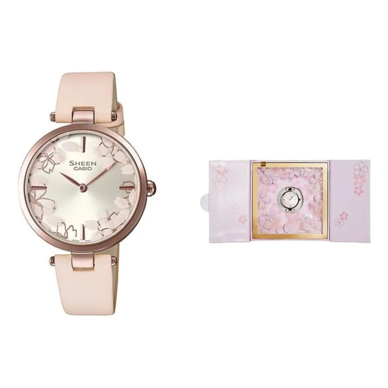 Casio Analog Watch 'Pink Sapphire Crystal Silver' SHE-C110CGL-4AUPFH sold by KicksCrew
