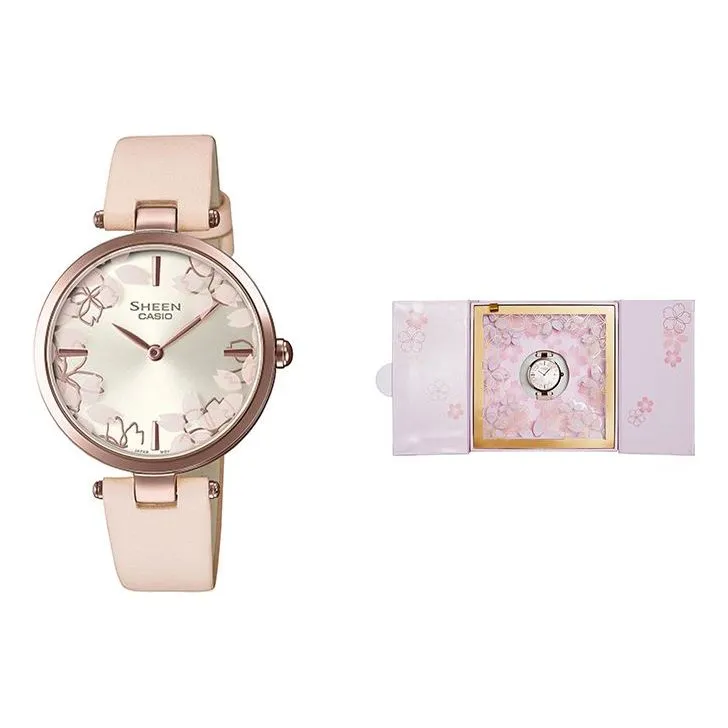 Casio Analog Watch 'Pink Sapphire Crystal Silver' SHE-C110CGL-4AUPFH sold by KicksCrew