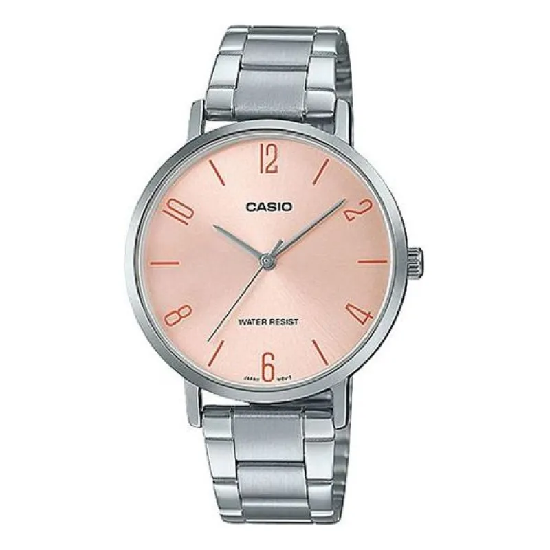 CASIO Quartz Stainless Steel Strap Waterproof Analog LTP-VT01D-4B2 sold by KicksCrew