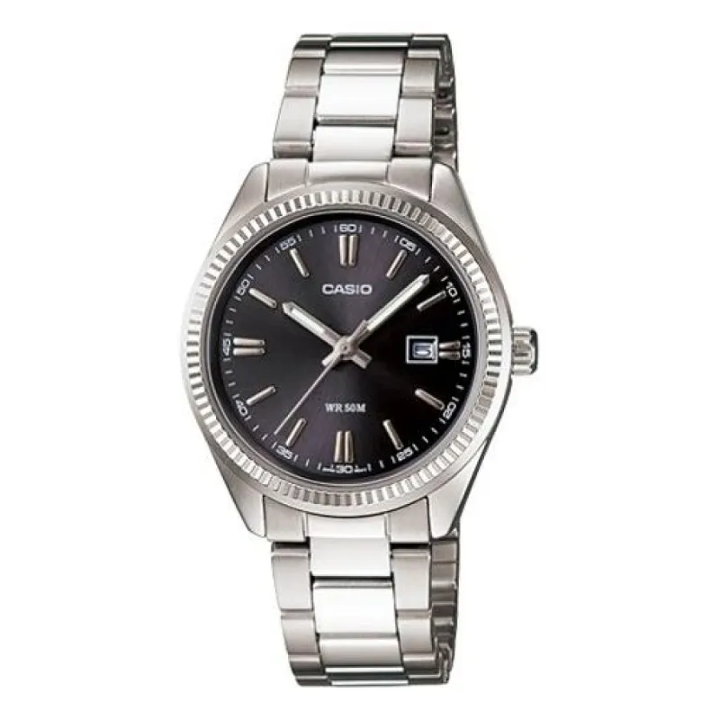 CASIO Waterproof Sports Stainless Steel Strap Quartz Unisex Mens Analog MTP-1302D-1A1V sold by KicksCrew