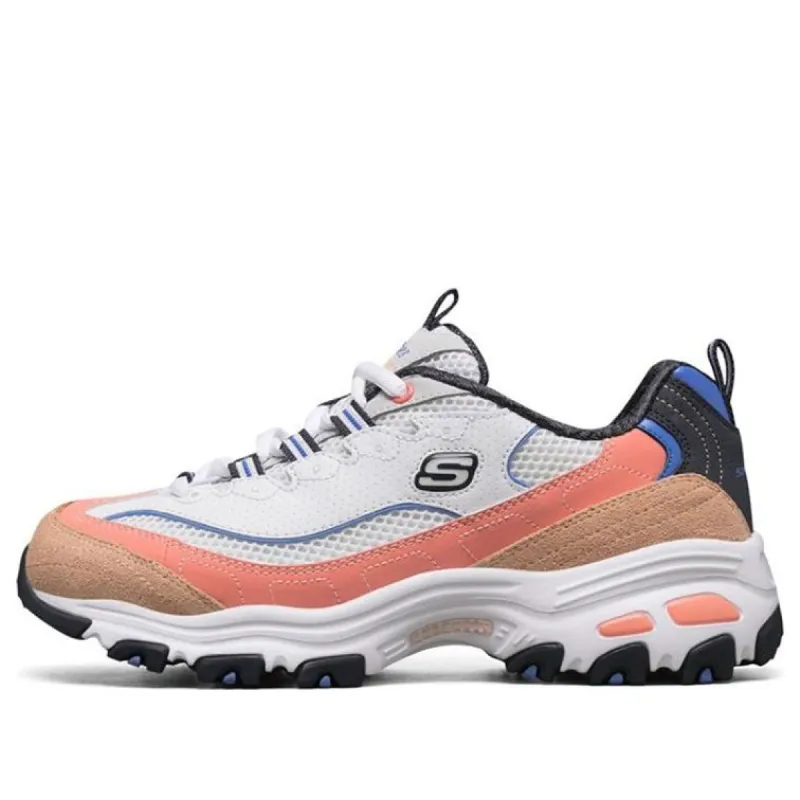 (WMNS) Skechers D'Lites 1.0 Running Shoes Grey/Orange 13146-WBLO sold by KicksCrew