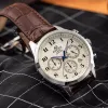 CASIO EDIFICE Men'ses White/Brown Mens Analog EFV-500L-7A sold by KicksCrew