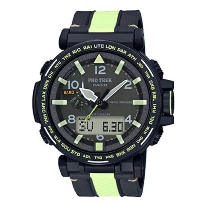 CASIO Waterproof Sports Solar Powered Mens Analog/Digital Combo PRG-650YL-3PR sold by KicksCrew