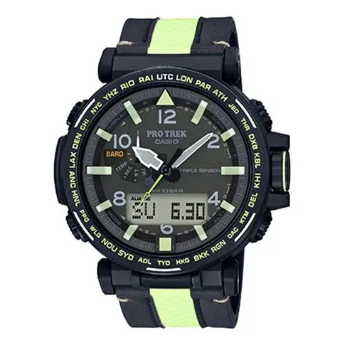 CASIO Waterproof Sports Solar Powered Mens Analog/Digital Combo PRG-650YL-3PR sold by KicksCrew