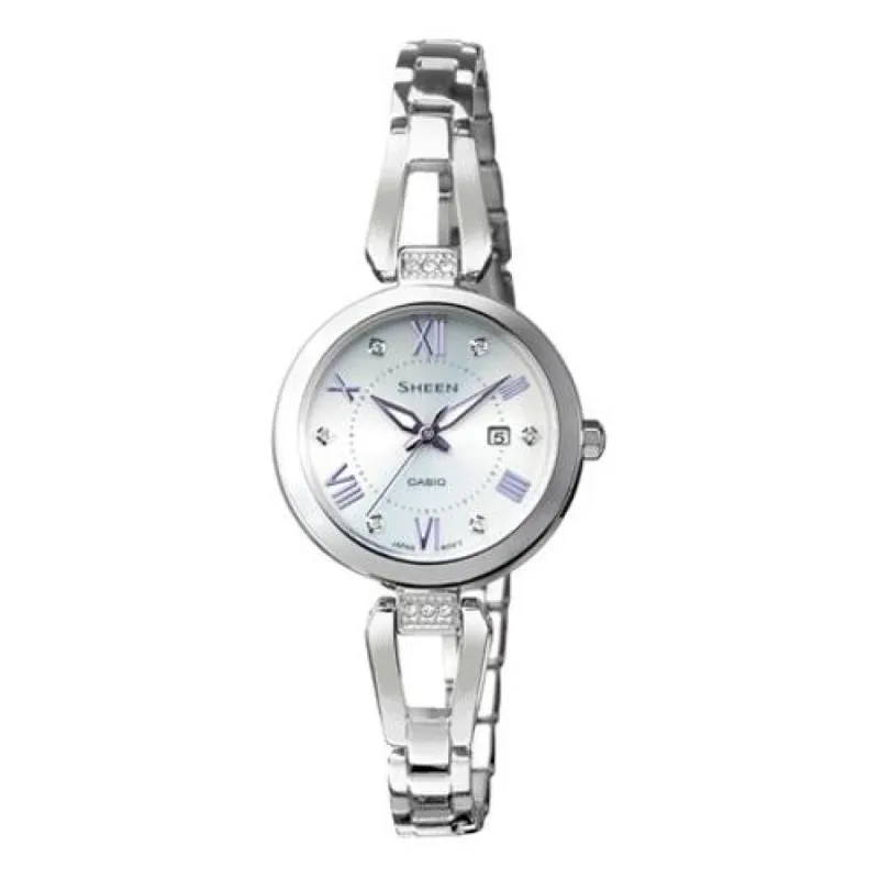 Casio Sheen Stylish Simplicity Analog Watch 'Silver Crystal White' SHS-4526D-7AUPR sold by KicksCrew