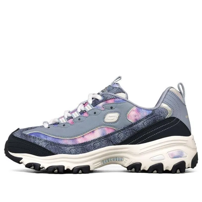 (WMNS) Skechers D'Lites 1.0 Low-Top Daddy Shoes Blue 149251-NVMT sold by KicksCrew