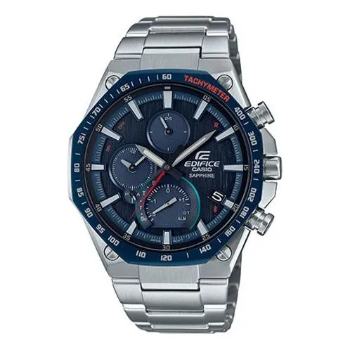 CASIO EDIFICE Quartz Waterproof Sapphire Crystal Solar Powered Mens Analog EQB-1100XYDB-2APR sold by KicksCrew