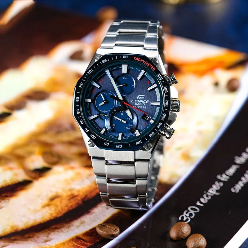 CASIO EDIFICE Quartz Waterproof Sapphire Crystal Solar Powered Mens Analog EQB-1100XYDB-2APR sold by KicksCrew product image thumbnail 2