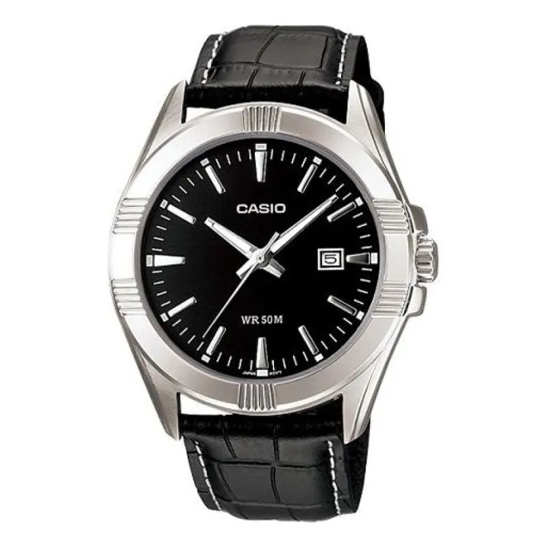 CASIO Male DRESS Japan / South Korea Fashion Quartz Waterproof Mens Analog MTP-1308L-1A sold by KicksCrew