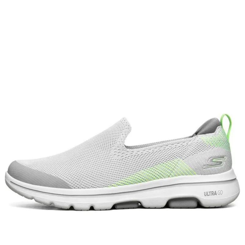 Skechers Go Walk 5 Slip-on Shoes Grey 'Gray' 55500-GYLM sold by KicksCrew