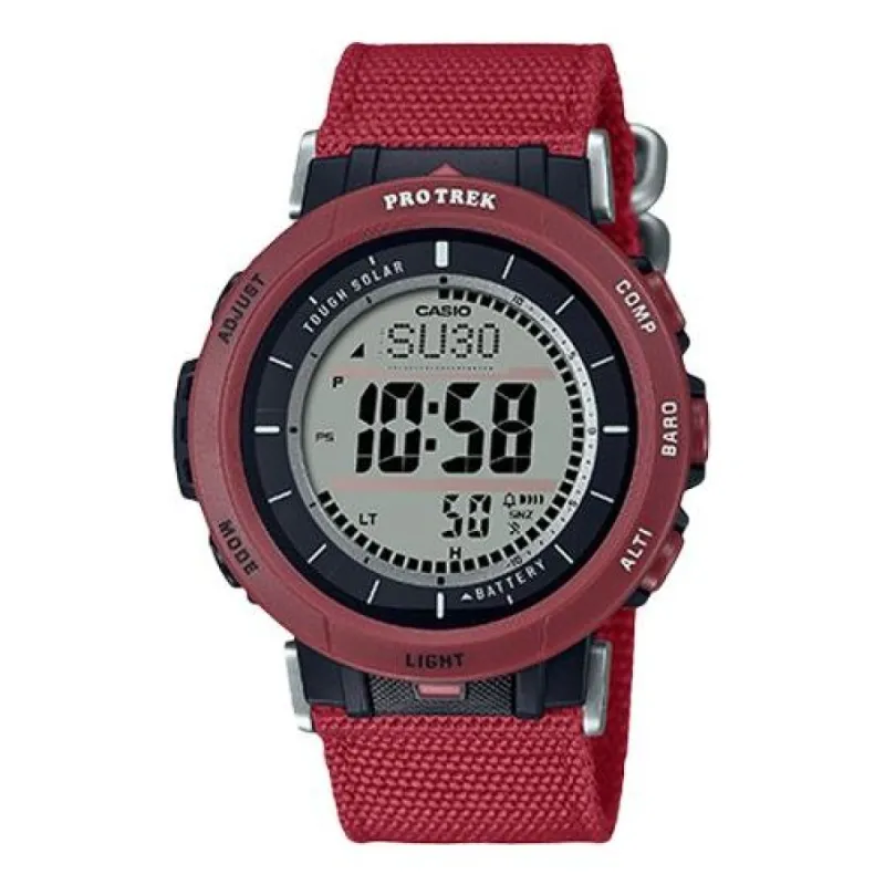 Casio Pro Trek Digital Watch 'Red Black' PRG-30B-4PR sold by KicksCrew