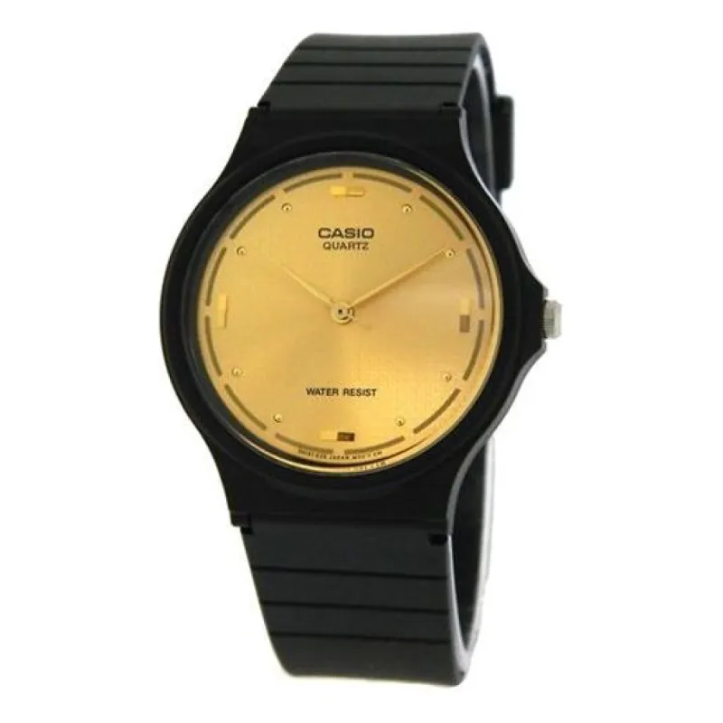 CASIO Unisex Waterproof Quartz Black/Yellow Unisex Mens Analog MQ-76-9ALDF sold by KicksCrew