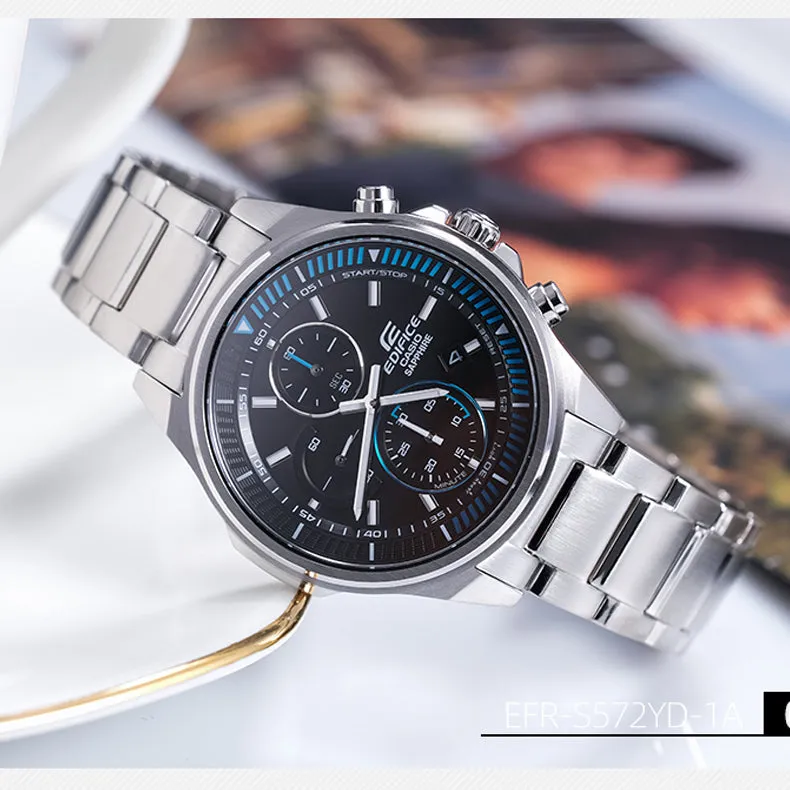 CASIO Male EDIFICE Japan / South Korea Fashion Waterproof Mens Analog EFR-S572YD-1AUPR sold by KicksCrew product image thumbnail 2